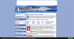 Desktop Screenshot of hotelkritiken.de